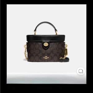Coach Black and Brown Crossbody Bag